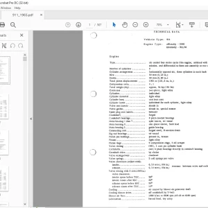 Porsche 911 Workshop Manual - PDF DOWNLOAD