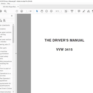STA VVW 3415 DRIVER’S MANUAL - PDF DOWNLOAD