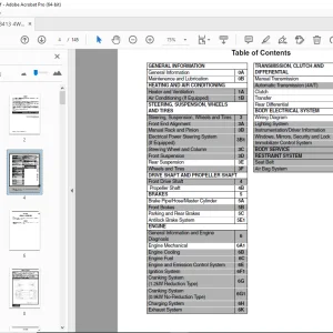 SUZUKI RB413 4WD SERVICE MANUAL - PDF DOWNLOAD