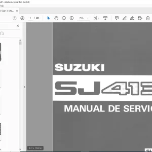 SUZUKI SJ413 MANUAL DE SERVICIO - PDF DOWNLOAD