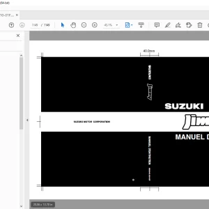 SUZUKI SN413 JIMNY MANUEL D'ENTRETIEN - PDF DOWNLOAD