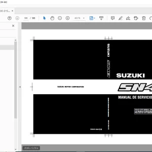 SUZUKI SN413 MANUAL DE SERVICIO SUPLEMENTARIO - PDF DOWNLOAD