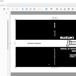 SUZUKI SN413 SN415D JIMNY MANUAL DE SERVICIO SUPLEMENTARIO - PDF DOWNLOAD