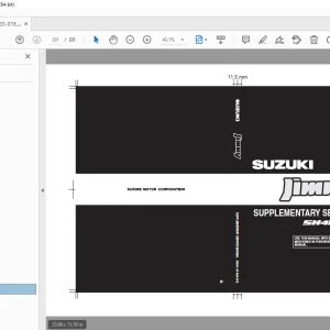SUZUKI SN413 SN415D JIMNY SUPPLEMENTARY SERVICE MANUAL - PDF DOWNLOAD