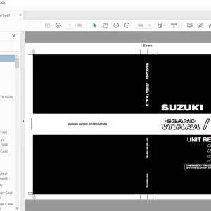 SUZUKI SQ416 SQ420 SQ625 JA627 JA420WD GRAND VITARA XL-7 UNIT REPAIR MANUAL - PDF DOWNLOAD