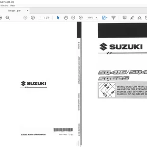 SUZUKI SQ416 SQ420 SQ625 WIRING DIAGRAM MANUAL - PDF DOWNLOAD