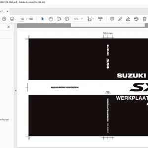 SUZUKI SX4 RW415 RW416 WERKPLAATSHANDBOEK VOL 1&2 - PDF DOWNLOAD