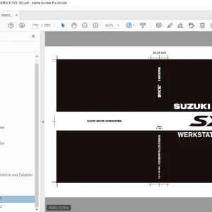 SUZUKI SX4 RW415 RW416 WERKSTATT-HANDBUCH VOL 1&2 - PDF DOWNLOAD