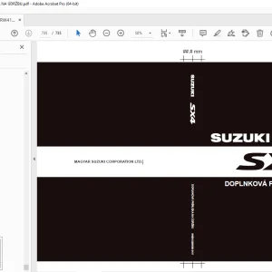SUZUKI SX4 RW416D DOPLNKOVÁ PRÍRUÈKA NA ÚDRŽBU - PDF DOWNLOAD