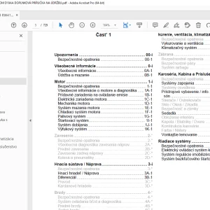 SUZUKI SX4 RW419D DIESELOVYM MOTOROM D19AA DOPLNKOVÁ PRÍRUČKA NA ÚDRŽBU - PDF DOWNLOAD