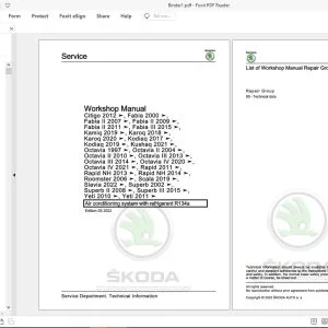 Skoda Fabia 6Y Workshop Manual - PDF DOWNLOAD
