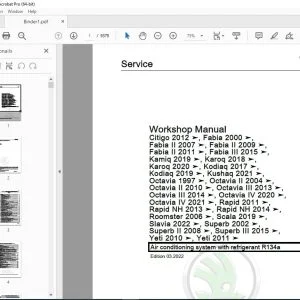 Skoda Fabia II 54 Workshop Manual - PDF DOWNLOAD