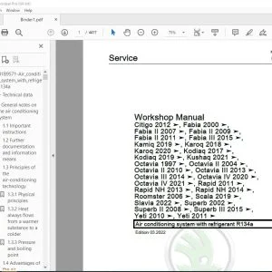 Skoda Kushaq PA Workshop Manual - PDF DOWNLOAD