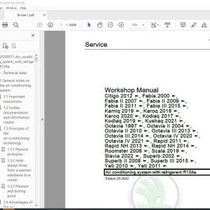 Skoda Octavia II 1Z, 91 Workshop Manual - PDF DOWNLOAD