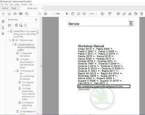 Skoda Octavia IV NX Workshop Manual - PDF DOWNLOAD