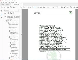 Skoda Rapid NA NK Workshop Manual - PDF DOWNLOAD