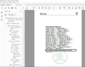 Skoda Scala NW, NW1 Workshop Manual - PDF DOWNLOAD