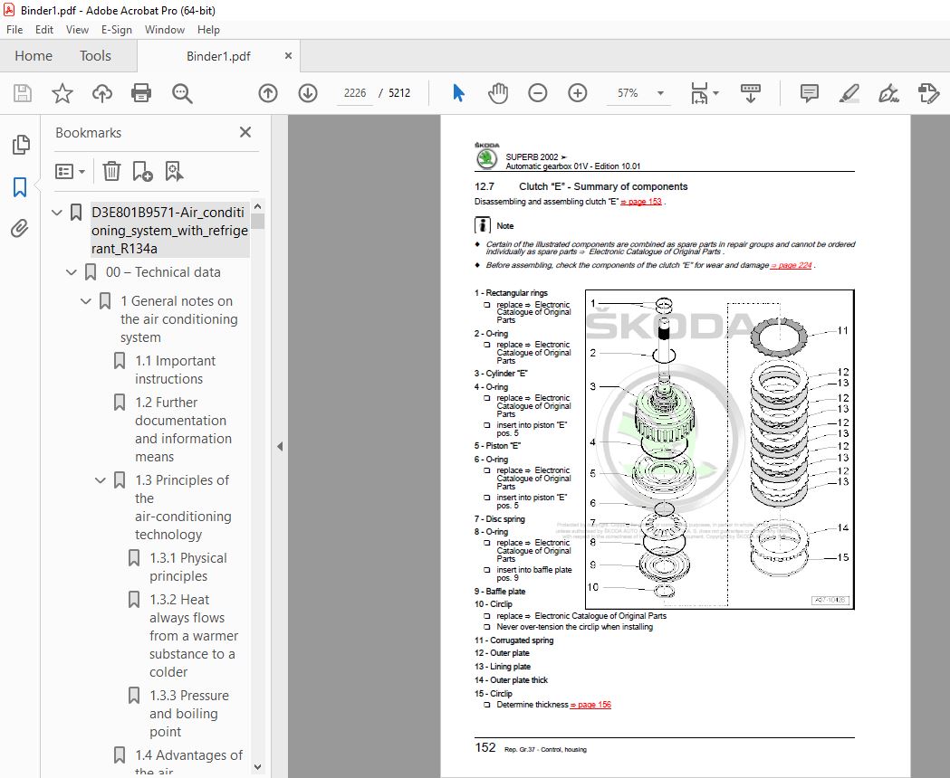 Skoda Superb 3U 3U4 Workshop Manual - PDF DOWNLOAD - HeyDownloads ...