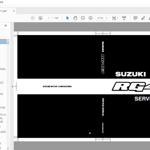 Suzuki RG413 Service Manual - PDF DOWNLOAD