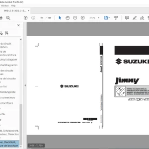 Suzuki SN413 SN415D Jimny Wiring Diagram Manual - PDF DOWNLOAD