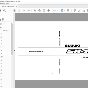 Suzuki SN413 Service Manual - PDF DOWNLOAD