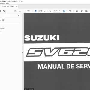 Suzuki SV620 Manual De Servicio - PDF DOWNLOAD