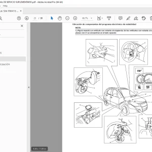SUZUKI SX4 RW416 RW419D MANUAL DE SERVICIO SUPLEMENTARIO - PDF DOWNLOAD