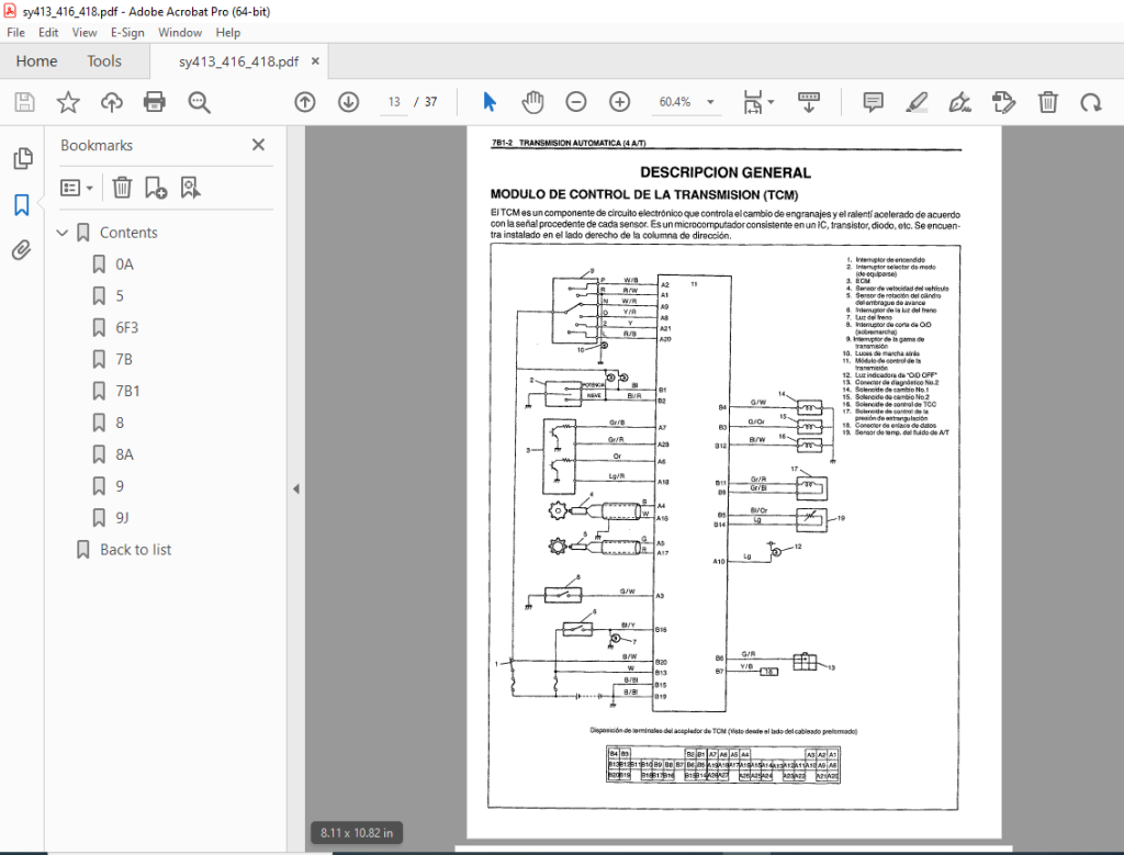 Suzuki SY413 SY416 SY418 Manual De Servicio Suplementario PDF