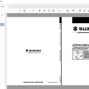Suzuki SY413 SY416 SY418 WIRING DIAGRAM MANUAL - PDF DOWNLOAD
