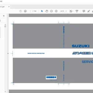 Suzuki SY413 SY416 Service Manual - PDF DOWNLOAD