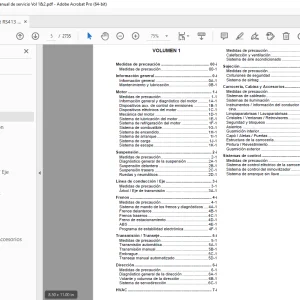 Suzuki Swift RS413 RS415 RS416 RS413D Manual de Servicio Vol 1&2 - PDF DOWNLOAD