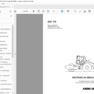 AMMAMM ASC 110 INSTRUKCJA OBSŁUGI 3001328 - PDF