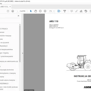 AMMANN ARS 110 INSTRUKCJA OBSŁUGI 3009783 PDF