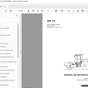 AMMANN ARS 110 MANUAL DE INSTRUCCIONES 2363018 PDF