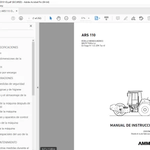 AMMANN ARS 110 MANUAL DE INSTRUCCIONES 2363055 PDF
