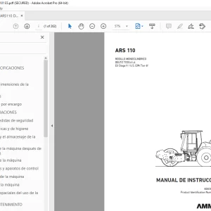 AMMANN ARS 110 MANUAL DE INSTRUCCIONES 3004254 PDF