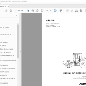 AMMANN ARS 110 MANUAL DE INSTRUCCIONES 3024804 PDF
