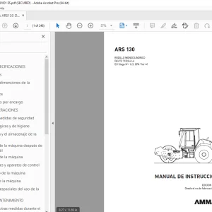 AMMANN ARS 130 MANUAL DE INSTRUCCIONES 2373012 PDF
