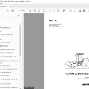 AMMANN ARS 130 MANUAL DE INSTRUCCIONES 2373016 PDF