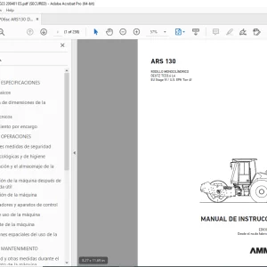 AMMANN ARS 130 MANUAL DE INSTRUCCIONES 2373023 PDF