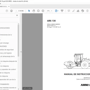 AMMANN ARS 130 MANUAL DE INSTRUCCIONES 2393007 PDF