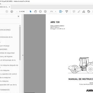 AMMANN ARS 130 MANUAL DE INSTRUCCIONES 3001632 PDF