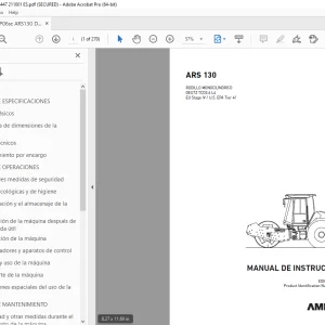 AMMANN ARS 130 MANUAL DE INSTRUCCIONES 3015447 PDF