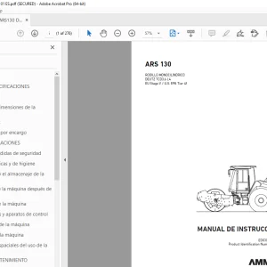 AMMANN ARS 130 MANUAL DE INSTRUCCIONES 3022304 PDF