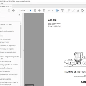 AMMANN ARS 130 MANUAL DE INSTRUCCIONES 3035075 PDF