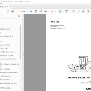 AMMANN ARS 150 MANUAL DE INSTRUCCIONES 2403008 PDF