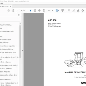 AMMANN ARS 150 MANUAL DE INSTRUCCIONES 3016551 PDF