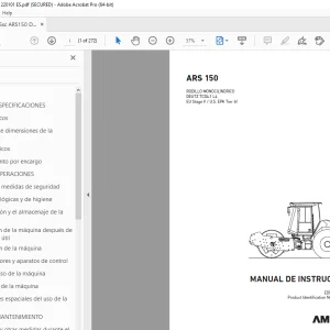 AMMANN ARS 150 MANUAL DE INSTRUCCIONES 3025686 PDF
