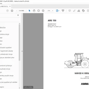 AMMANN ARS 150 NÁVOD K OBSLUZE 2403035  PDF