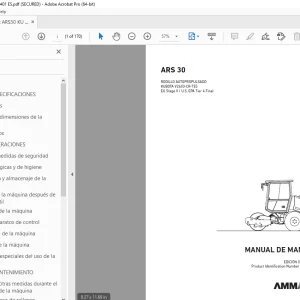 AMMANN ARS 30 MANUAL DE MANEJO 3000000 PDF